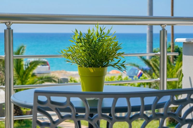Balcony view to the Aegean