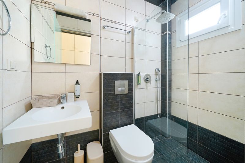 Bathroom with walk-in shower