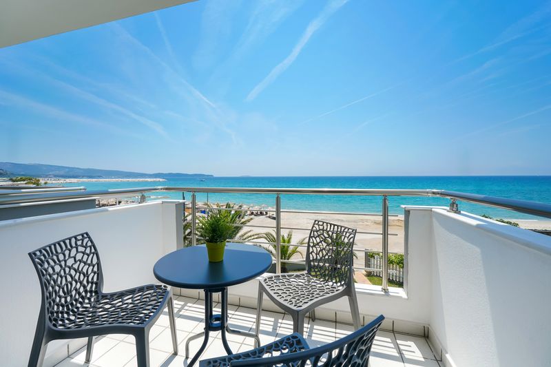 Balcony view toward the harbor